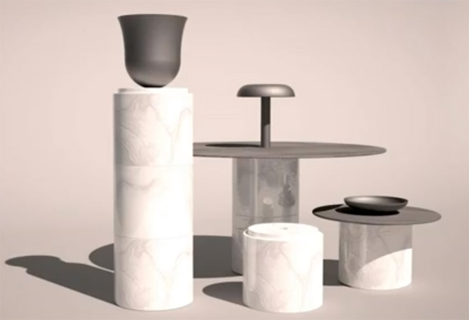 Totems de Albert Schrurs édités par Allegory - Meet my Project - Lieu du Design Totems de Albert Schrurs édités par Allegory - Meet my Project - Lieu du Design